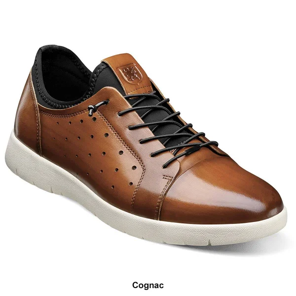 Stacy Adams Men's Halden Cap Toe Shoe Cognac 8.5