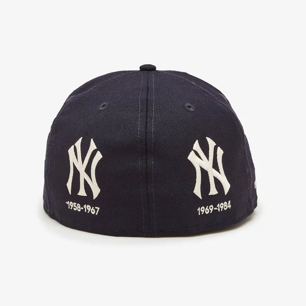 New Era York Yankees Navy Logo Progression 59FIFTY Fitted Hat