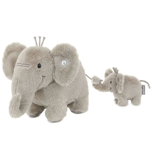 Hmk 1bby4694 Big and Little Elephant Singing Stuffed Animals with Motion, 8 inch