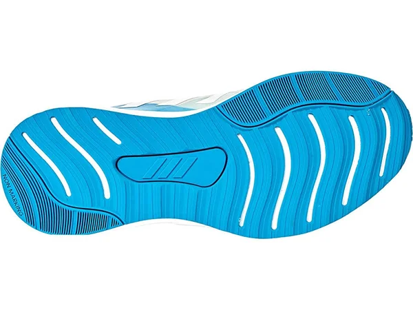 Adidas Youth FortaRun Running Shoes 4.5, Tan/Baby Blue/White