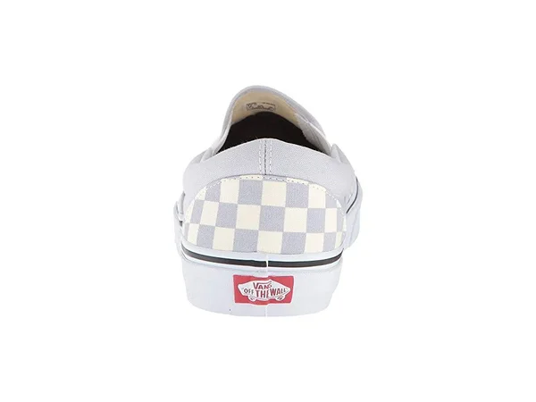 Vans Checkerboard Slip-On (Gray Dawn/True White) 9