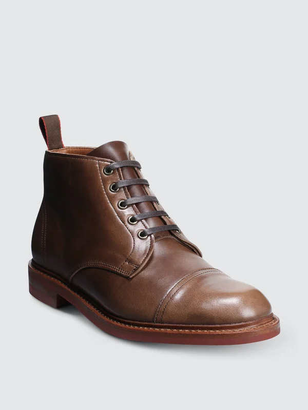 Men's Allen Edmonds Patton Boot - 10.5 E, Natural Leather