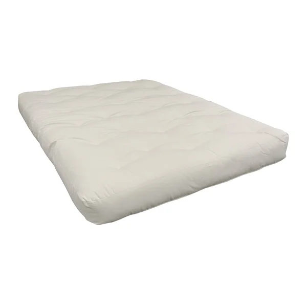 Gold Bond 061200-0150 10x22 Double Foam & Cotton Futon Mattress - Natural, Queen, Brown