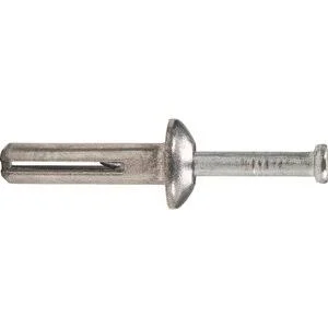 DeWalt Eng. by Powers 02809-PWR-Zamac Nailin Anchor, Mushroom Head, Carbon Steel, 1/4x22x 1x22-1000 Pk