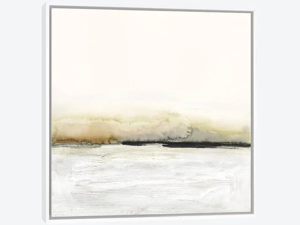 Framed Canvas Art (White Floating Frame) - Floating Cinder II by Victoria Barnesstyle > Abstract > Geometric Abstract u0