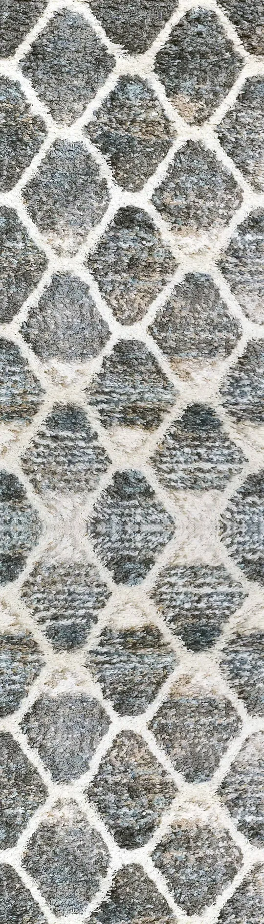 Dynamic Rugs Aura 5813-910 Grey Ivory Area Rug Rectangle 2&7x22 x 5&0x22