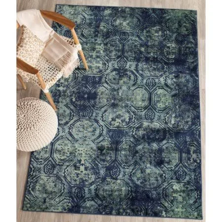 Mistana Makenna Navy Area Rug