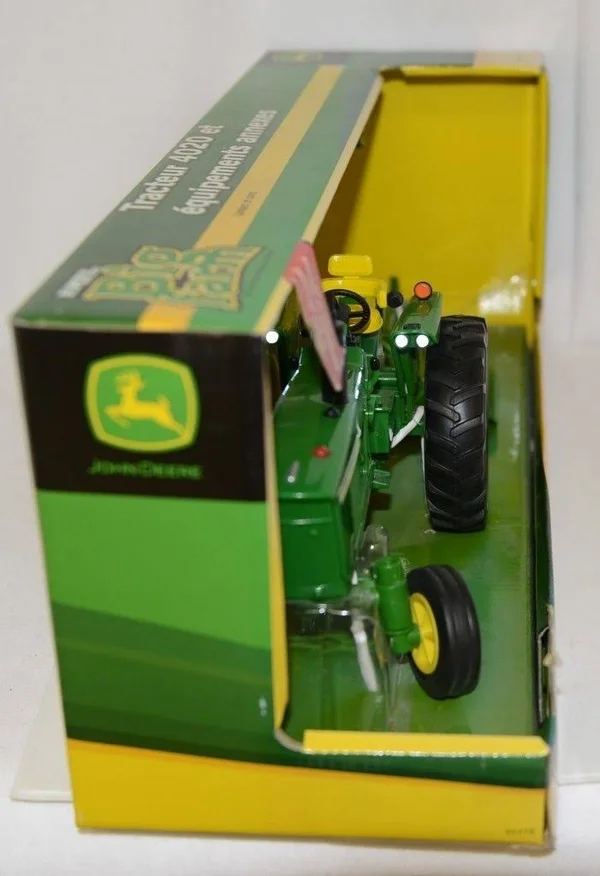 Big Farm John Deere 4020 with Rear Blade and Mower