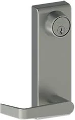 Hager Cylinder Escutcheon August Lever 1-3/4x22 Thick Door Polished Brass RH