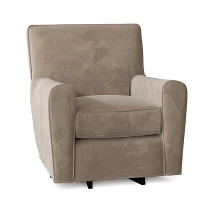 Venus 32x22 Wide Swivel Armchair Craftmaster Body Fabric: Tweetie 7, Arm Covers: Yes