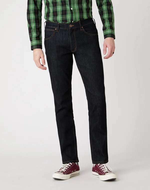 Wrangler Greensboro Mens Jeans - Dark Rinse