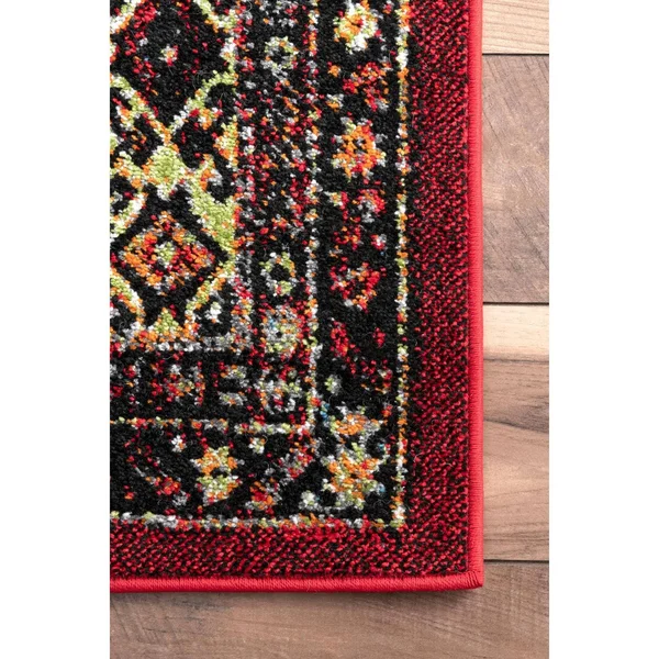nuLOOM Medieval Randy Indoor/Outdoor Area Rug - 6& 7x22 x 9&, Red
