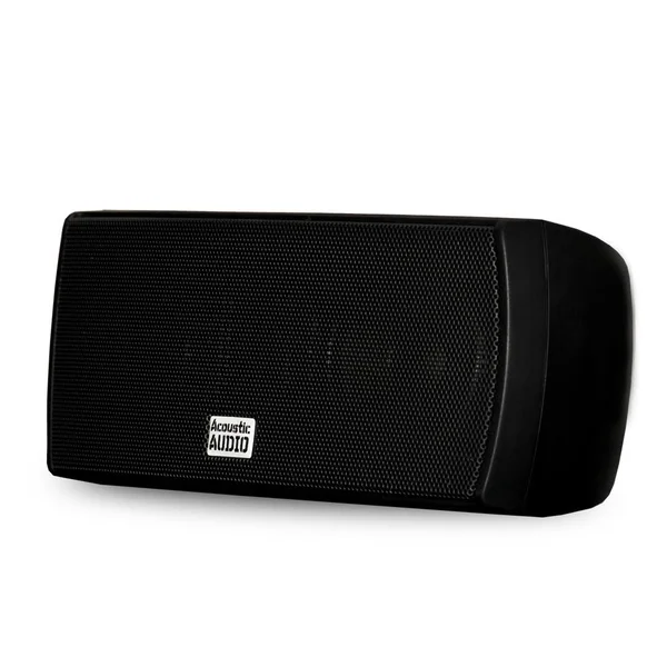 Acoustic Audio Aa32cb Mountable Indoor Speakers 2400 Watts Black Bookshelf 4 Pair Pack