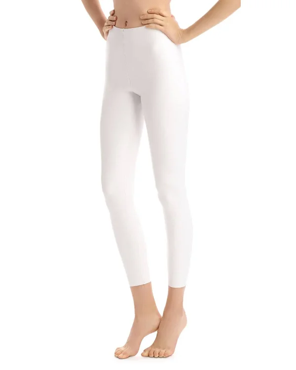 Commando Perfect Control Faux Leather Leggings - Womens - White - S