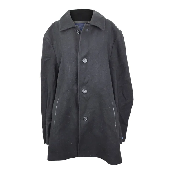 Cole Haan Wool Cashmere Topper Coat - x Large, Black