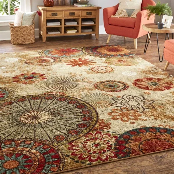 Mohawk Home Caravan Medallion Ornamental Runner Area Rug - 1&8x22x6&, Multi