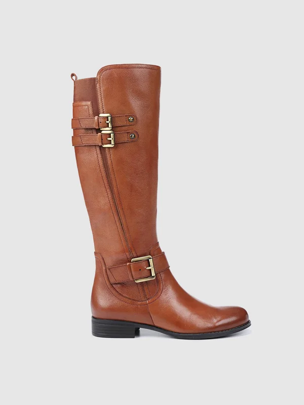 Naturalizer Women's Jessie Wide Calf Boots - Banana Bread in Size 6.5