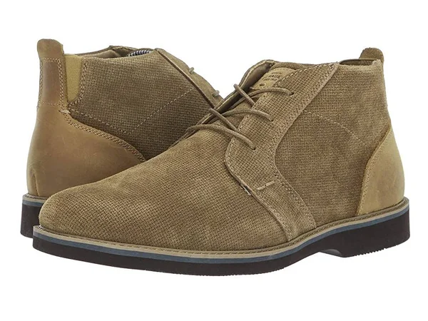 Nunn Bush Men's Barklay Plain Toe Chukka Camel Multi 9 W