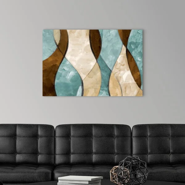 Blue Lyrical I - Canvas Wall Art, 36x24, Great Big Canvas