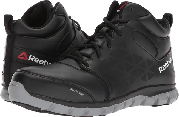 Reebok Work Sublite Cushion Work Alloy Toe 10 Men's Black Shoe
