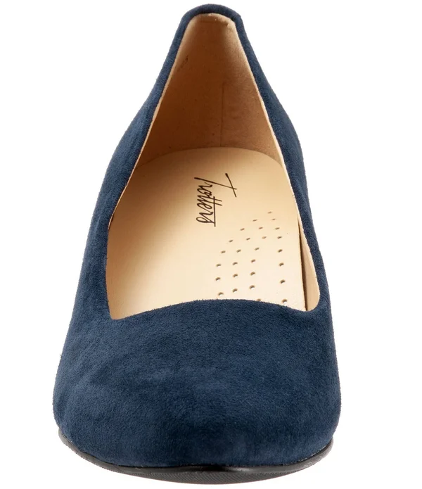 Trotters Kiera Pumps - Women's, Dark Brown Suede, Size: 6