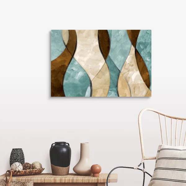 Blue Lyrical I - Canvas Wall Art, 36x24, Great Big Canvas