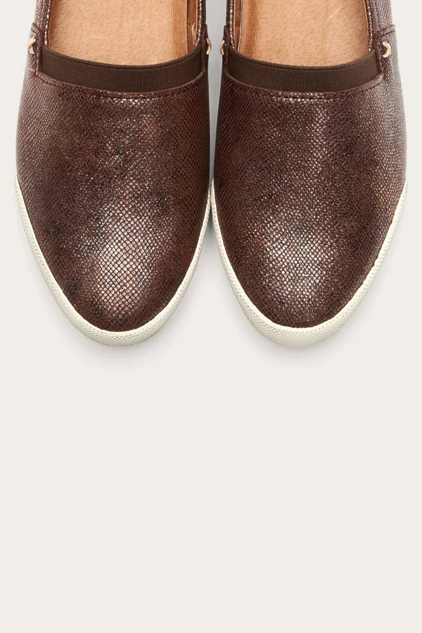 Frye Melanie Slip on Sneakers - Multi Metallic