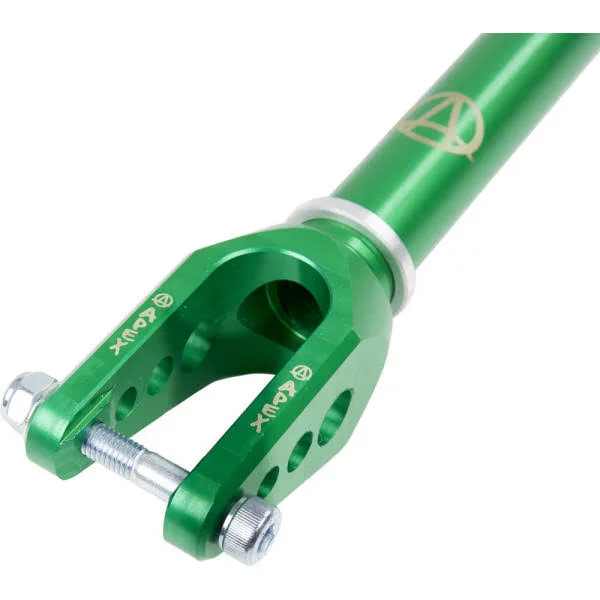 Apex Scooter Forks Infinity Green Standard Length