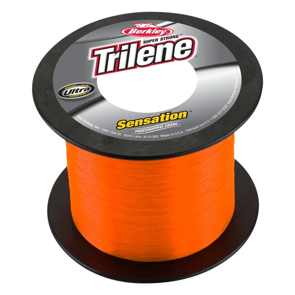 Berkley Trilene Sensation Monofilament Fishing Line, Blaze Orange