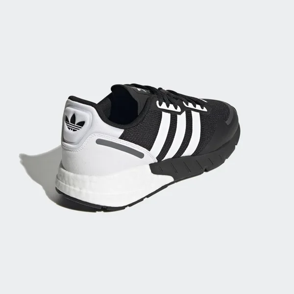Adidas Originals ZX 1K Boost Black/White Men's Shoes, Size: 8.5