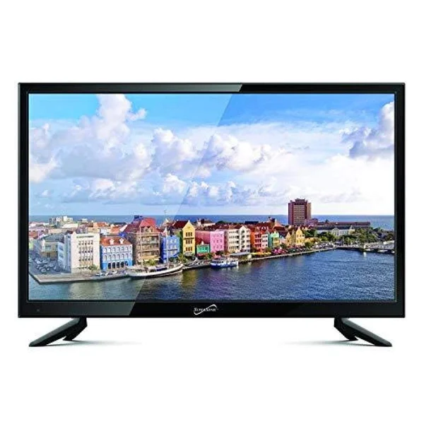 Supersonic SC-1911 19-inch 1080p LED Widescreen HDTV with HDMI Input (AC/DC Compatible) - 19.3 x 12.5 x 3.7 inches