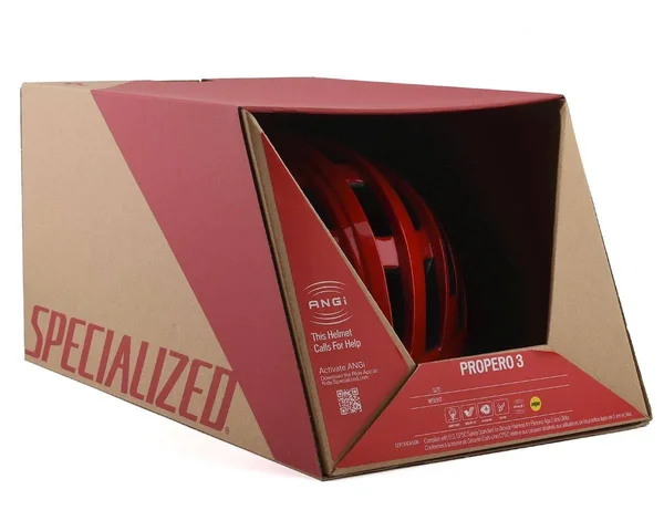 Specialized Propero III with ANGi - Flo Red Tarmac Black - Small