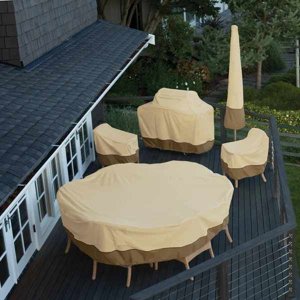 Veranda Patio Right Facing L-Shape Sectional Lounge Set Cover - Classic Accessories