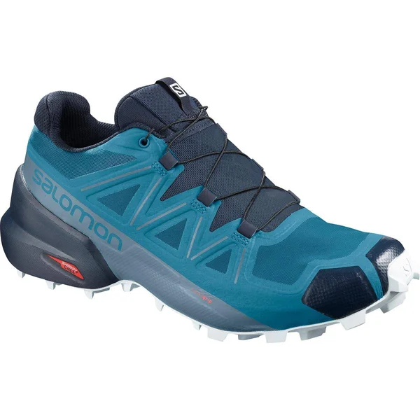Salomon Men's Speedcross 5 Shoe - 13 - Fjord Blue, Navy Blazer, Illusion Blue