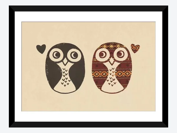 Framed Poster Prints - Opposites Attract by Terry Fan ( Prints & publications > Children's Illustrations art)