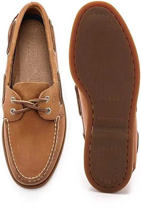 Men's Sperry &Authentic Original& Boat Shoe - Size 8 W - Black