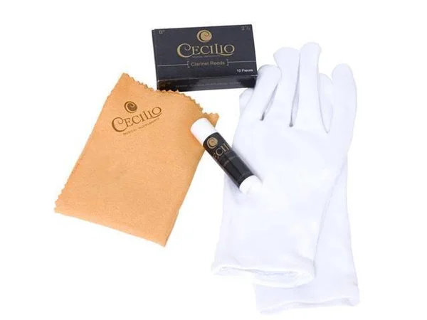 Mendini by Cecilio Black Ebonite Bb Clarinet with Stand, Tuner, 10 Reeds, Pocketbook, Mouthpiece and Case, B Flat MCT-E