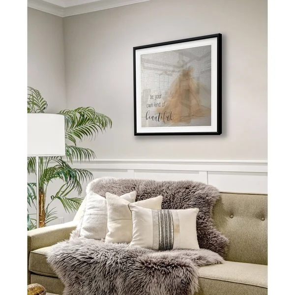 Be Beautiful -Framed Giclee Print - 22X22
