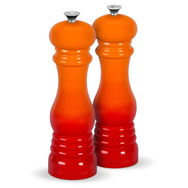 Le Creuset Flame Salt and Pepper Mill Set
