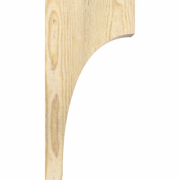 6x22W x 12x22D x 28x22H Huntington Rough Sawn Corbel - Douglas Fir