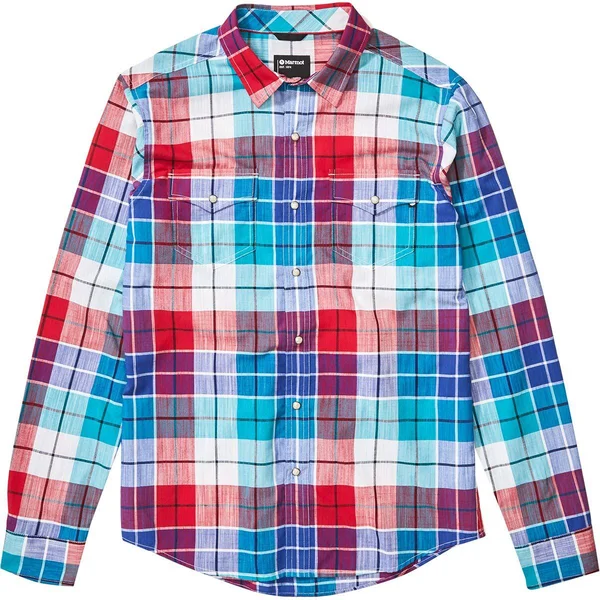 Marmot Parkfield Long-Sleeve Shirt - Men's Enamel Blue, L