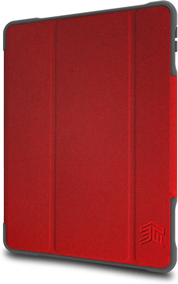 STM - Dux Plus Duo Folio Case for Apple iPad 10.2x22 (7th Gen) - Red