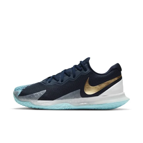 Nike Court Air Zoom Vapor Cage 4 Mens Tennis Shoe - Obsidian/Blue Size 9