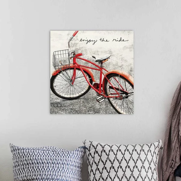 Enjoy The Ride - Canvas Wall Art, 20x20, Great Big Canvas