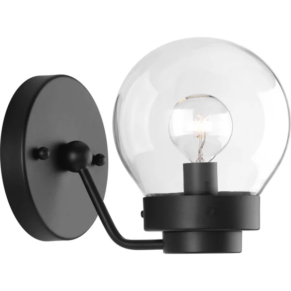 Progress Lighting P300112-031 Spatial One-Light Bath Black