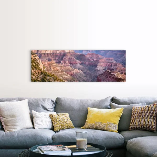 Panoramic View of Canyon from Grandview Point - Grand Canyon National Park, Arizona, Canvas Wall Art, 60x20, Great Big Canvas