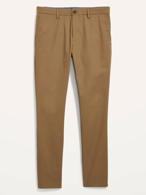 Old Navy Men's Skinny Ultimate Built-in Flex Chino Pants - Doe A Deer - Size 32W