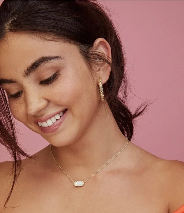Kendra Scott Maggie Hoop Earrings, 2.5x22L Silver
