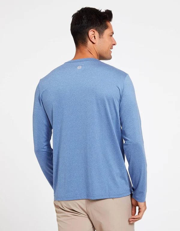 Sun Protective Long Sleeve T-Shirt UPF50+ for Men - UV Protection Black