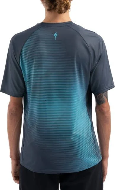 Specialized Enduro Air Short Sleeve Jersey-Cast Blue/Aqua Refraction